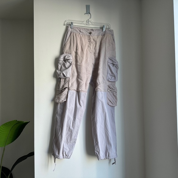 $598 John Elliott Women's US Small Relaxed Cargo Work Pant in Washed Orchid S - Picture 10 of 15